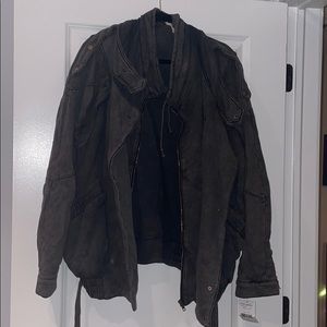 Free People Moto Sweatshirt Jacket MUST HAVE